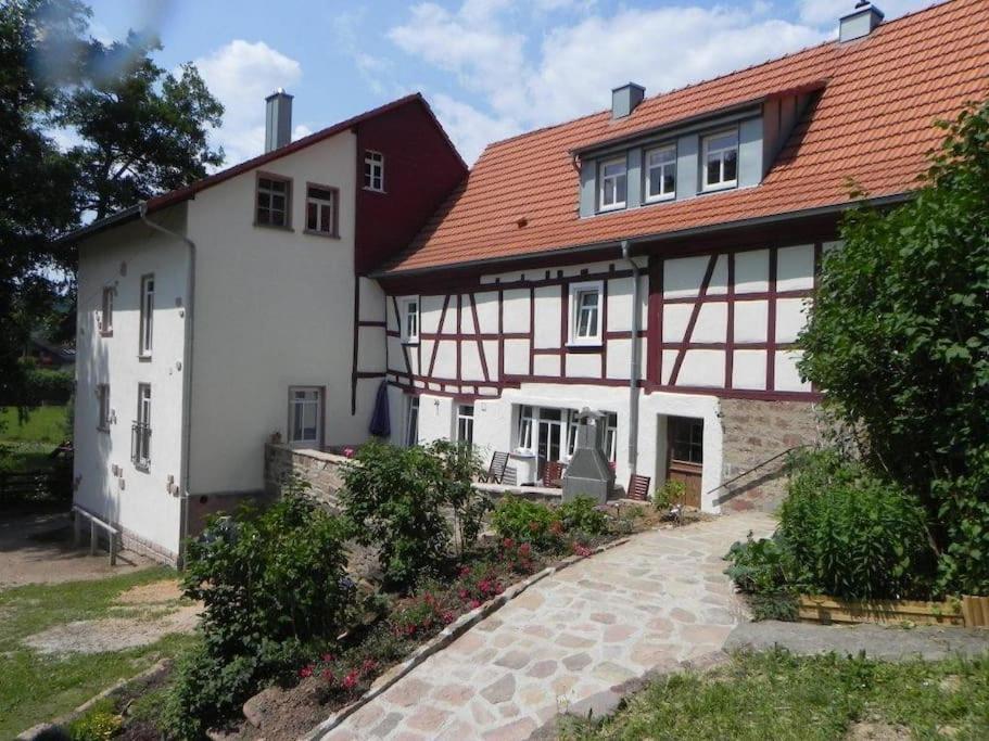 Ferienwohnung Tiererlebnishof Obermuehle Biebergemund Exterior photo